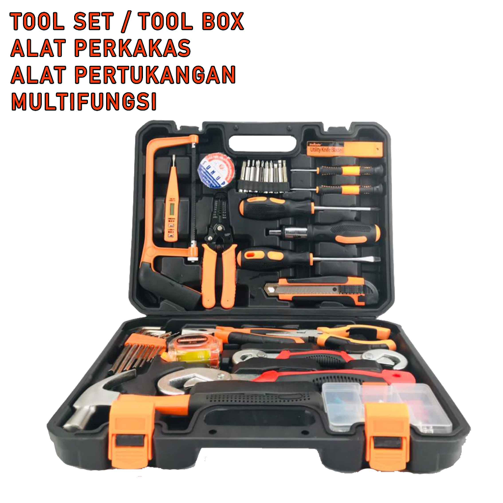 Perkakas Tukang* Tool Box* Alat Pertukangan Besar* Tool 1 Set