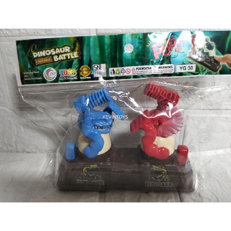 YG 30 Mainan Battle Game Dinosaurus viral / Mainan Pukul palu / Mainan Duel Battle Hammering Game / Mainan buat dua anak