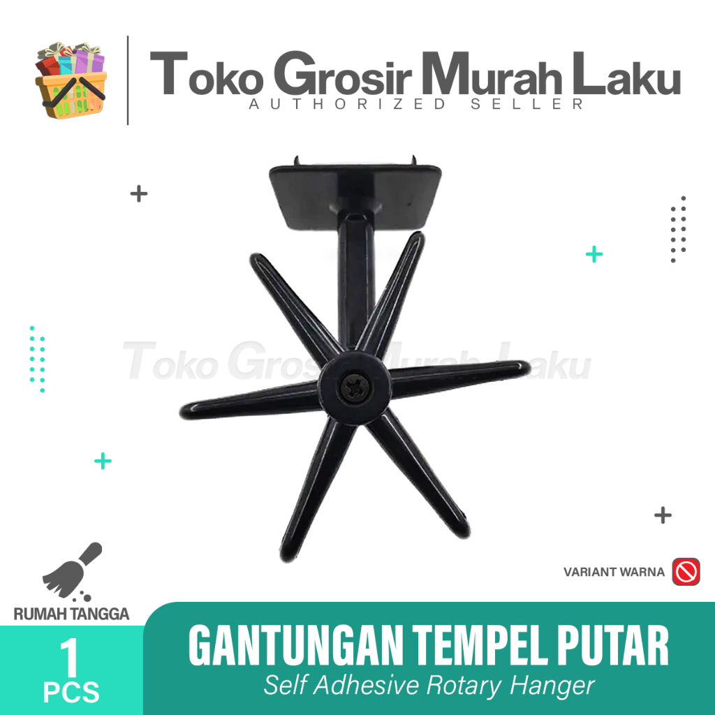 GANTUNGAN HOOK PUTAR 6 KAIT 360 DERAJAT/GANTUNGAN ALAT DAPUR SERBAGUNA