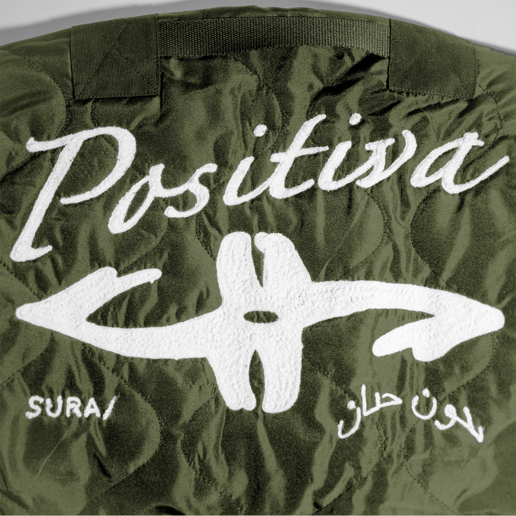 Sura Positiva - Quilted Cardigan Jacket (Ivca) Olive