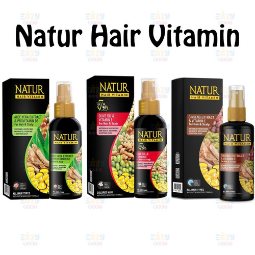 NATUR Hair Care Series (BPOM) Shampoo, Conditioner, Hair Tonic, Hair Vit