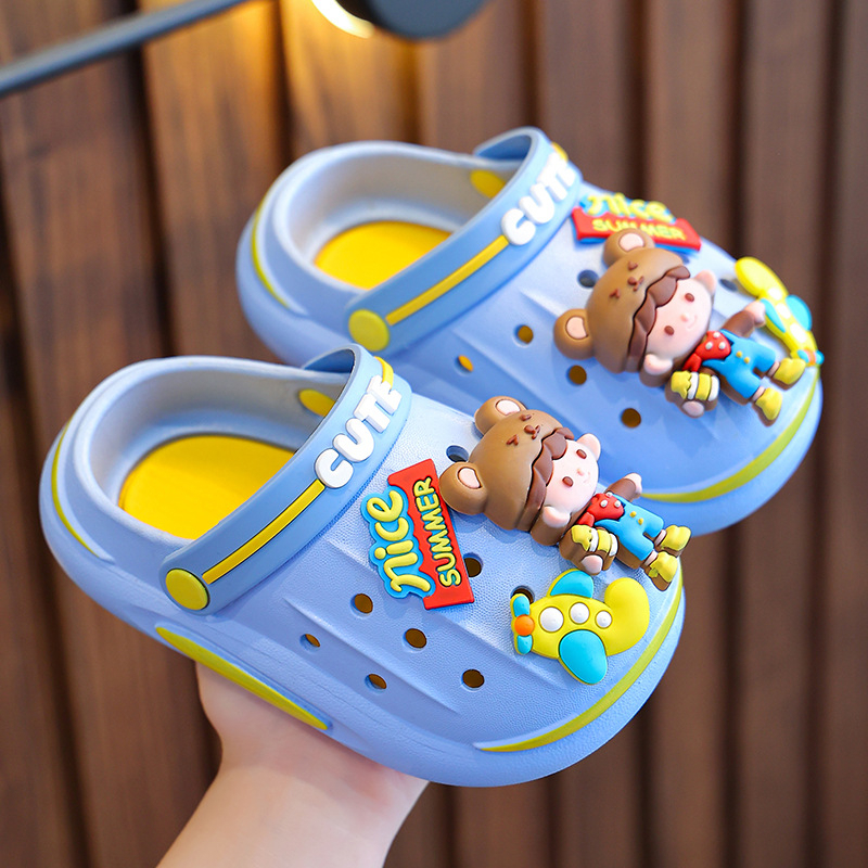 EVA Sepatu Sandal Anak Sandal Karet Anak Sendal Anak Lucu Sandal Bayi Baby Slippers Karakter Sendal Baim Lucu