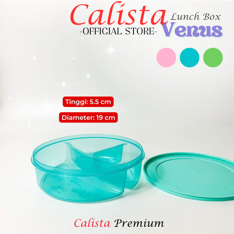 [ CALISTA ] LUNCH BOX CALISTA VENUS PREMIUM  WADAH TEMPAT BEKAL MAKAN ANAK