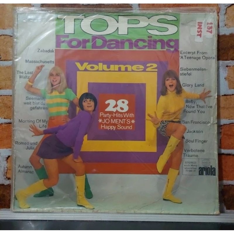 Vinyl Piringan Hitam 12 inch Tops For Dancing Vol.2