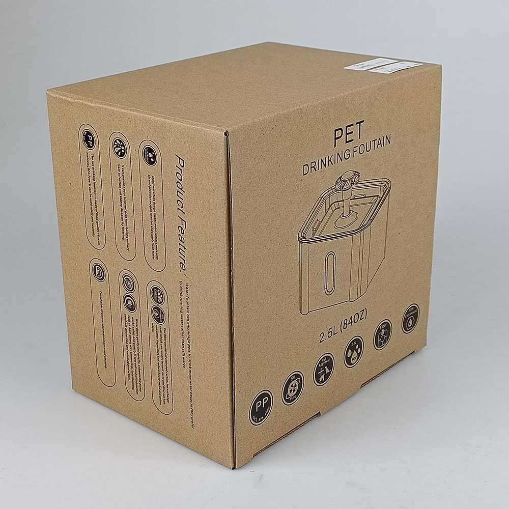 Water Dispenser Tempat Minum Anjing Kucing 2.5 Liter Dispenser Penyaring Air Bersih Sistem Mengalir Berkualitas