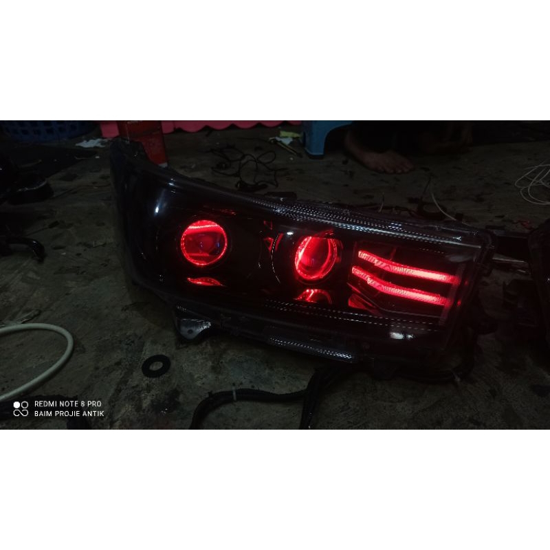 headlamp & foglamp custom  Innova reborn type g