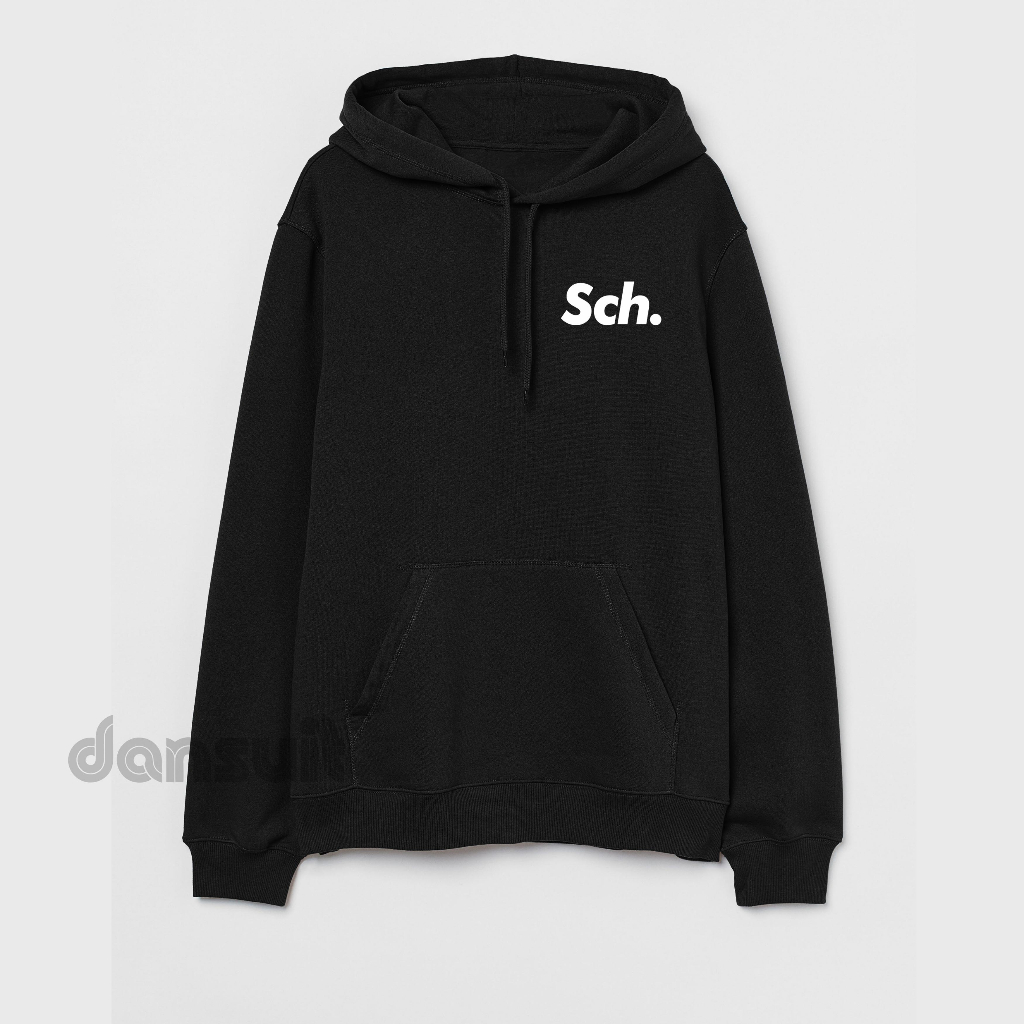 Sweater Hoodie Pria/Wanita Size M - XXXL Sweater Hoodie Distro SCH Logo Bahan Tebal Premium