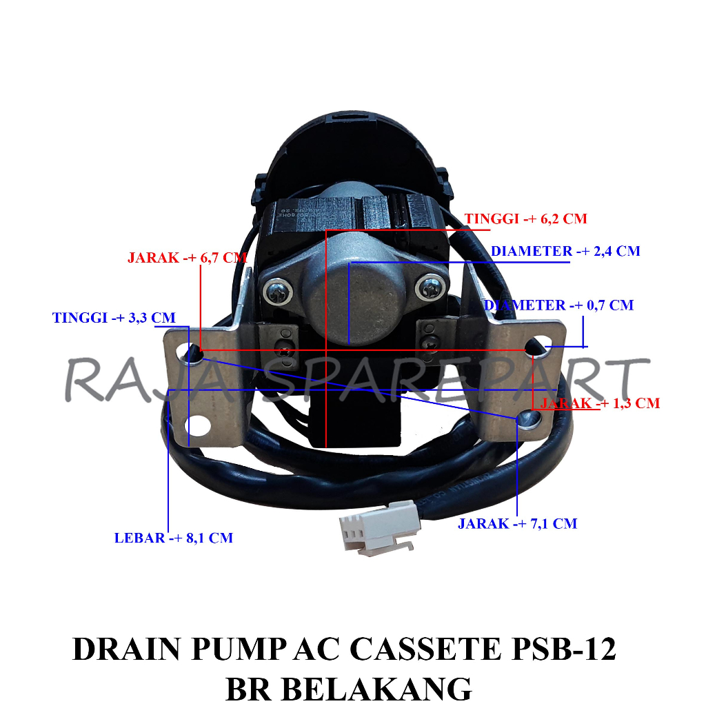 Drain Pump Air Conditioner (AC) CASSETE PSB-12 BR Belakang