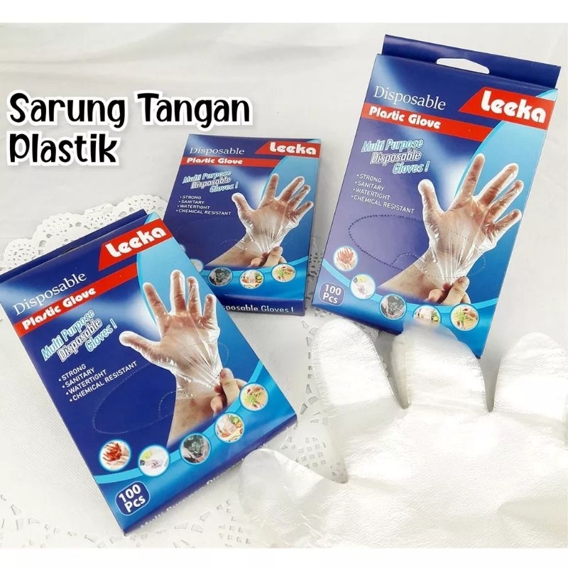 SARUNG TANGAN PLASTIK ISI 100 PCS