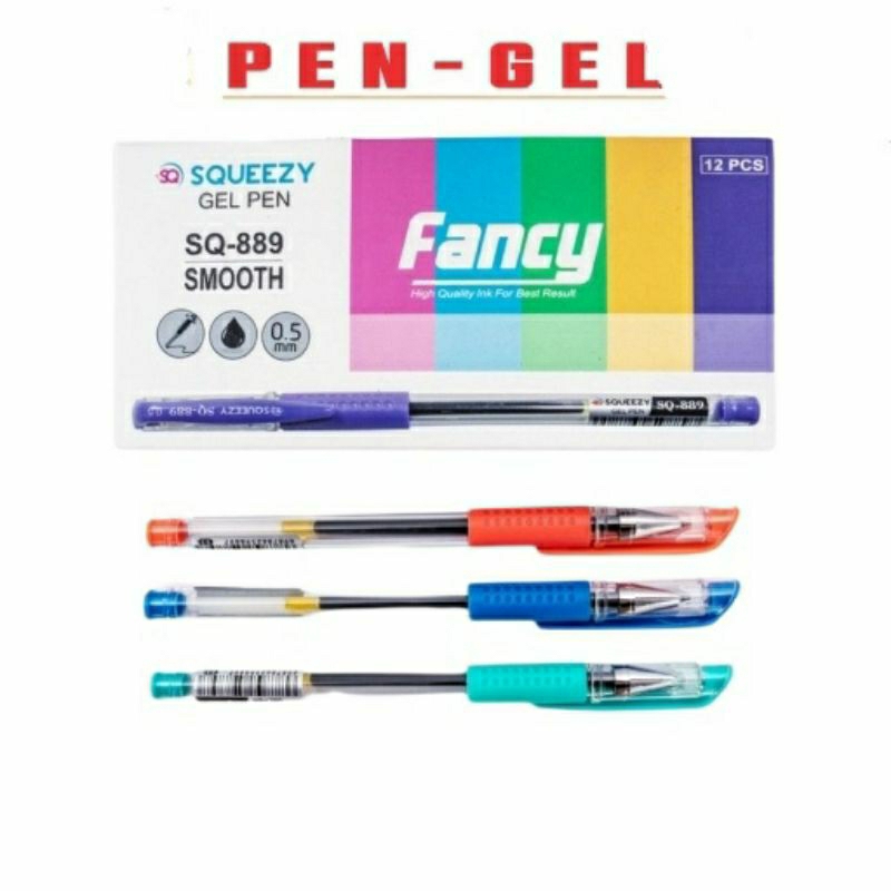 

pen gel squezy fancy