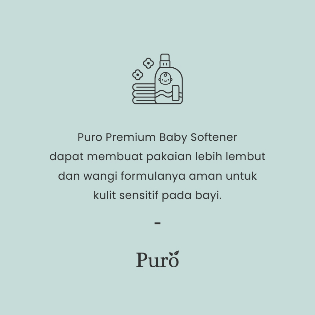 PURO PREMIUM PLAIN Pelembut Pakaian Bayi 5 Kg