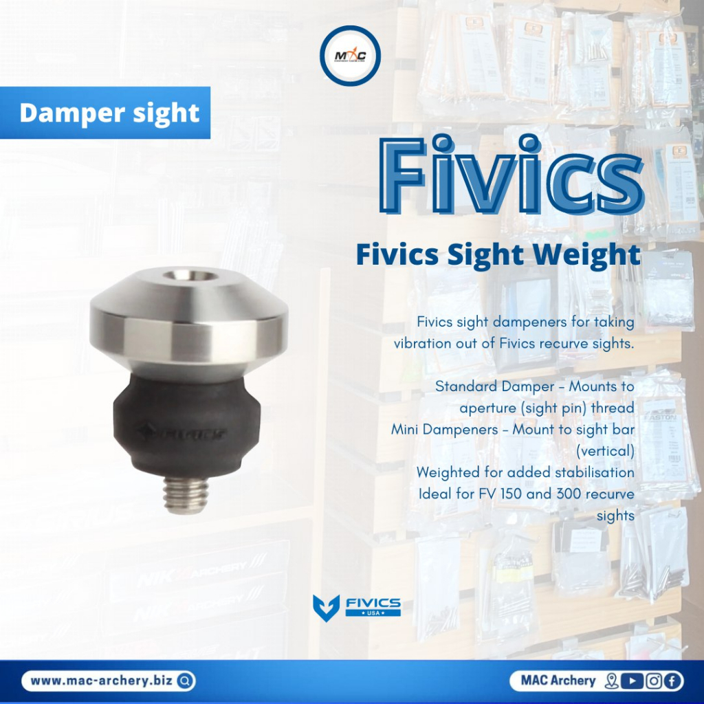 Fivics Sight Damper peredam sight busur panahan archery bow