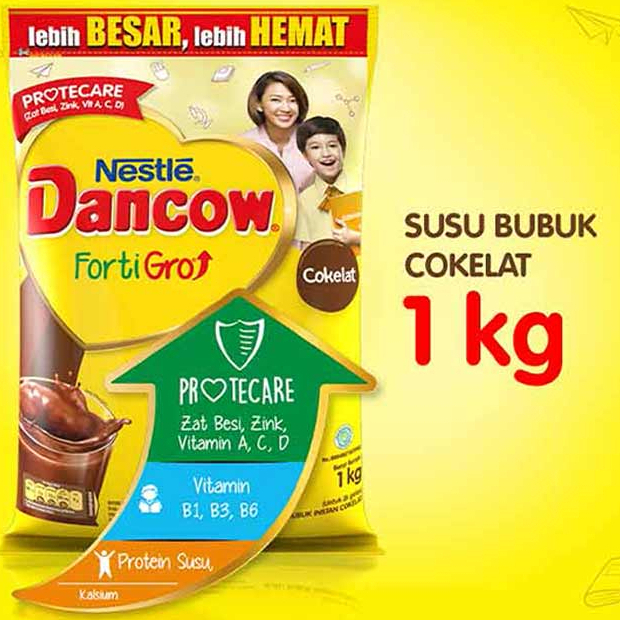 Dancow Fortigro Instant Cokelat 1kg
