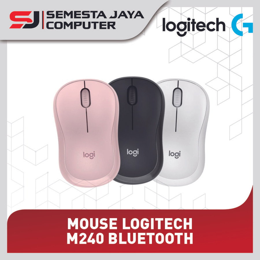 Logitech M240 Mouse Wireless Bluetooth Silent Click