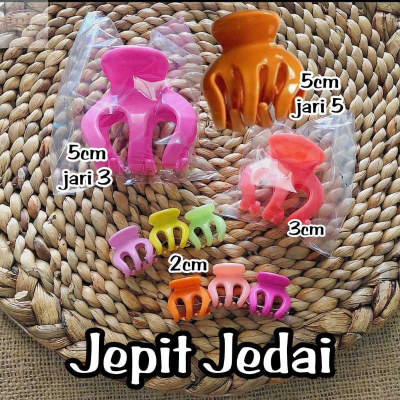 Jedai - Jepit Rambut (2,5cm/3cm/5cm)