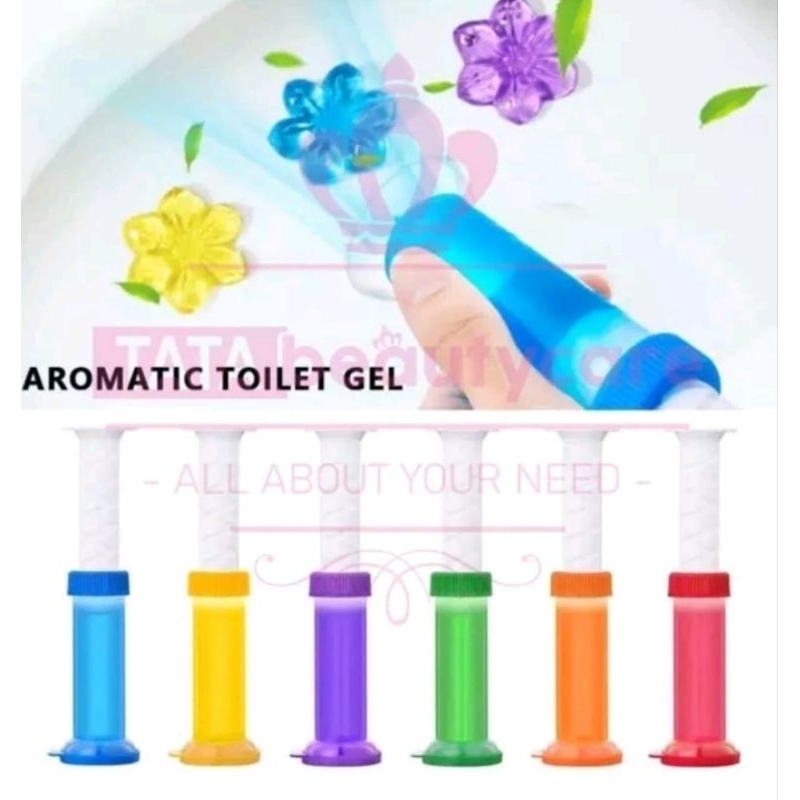 Gel Pengharum Toilet Aroma Bunga Sabun Aromatic Pembersih closed wastafel