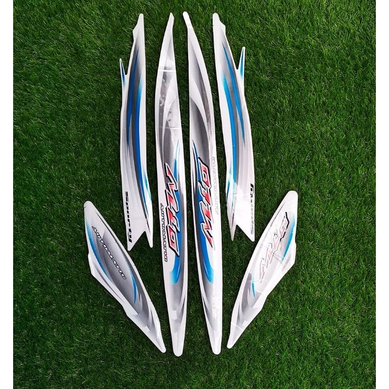 striping mio sporty 2007 selendang warna putih