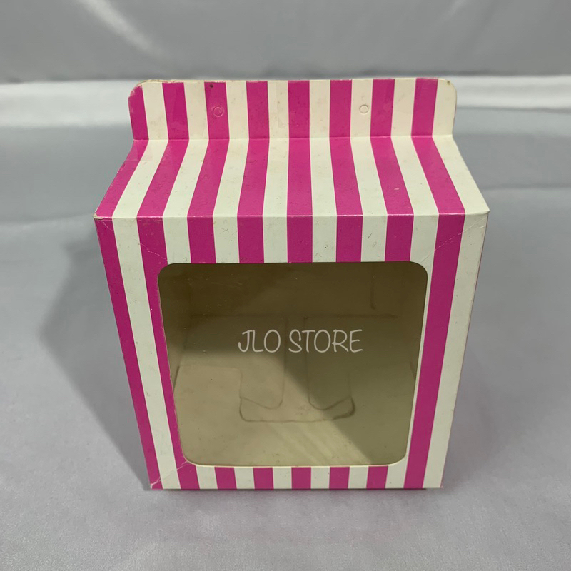Paper Box Mug / Box Mug Souvenir / Dus Mug Pink Biru