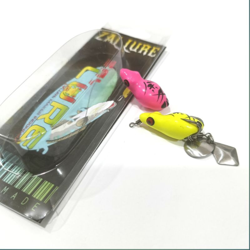 Soft frog bebek + cangkang 3cm ZAL LURE