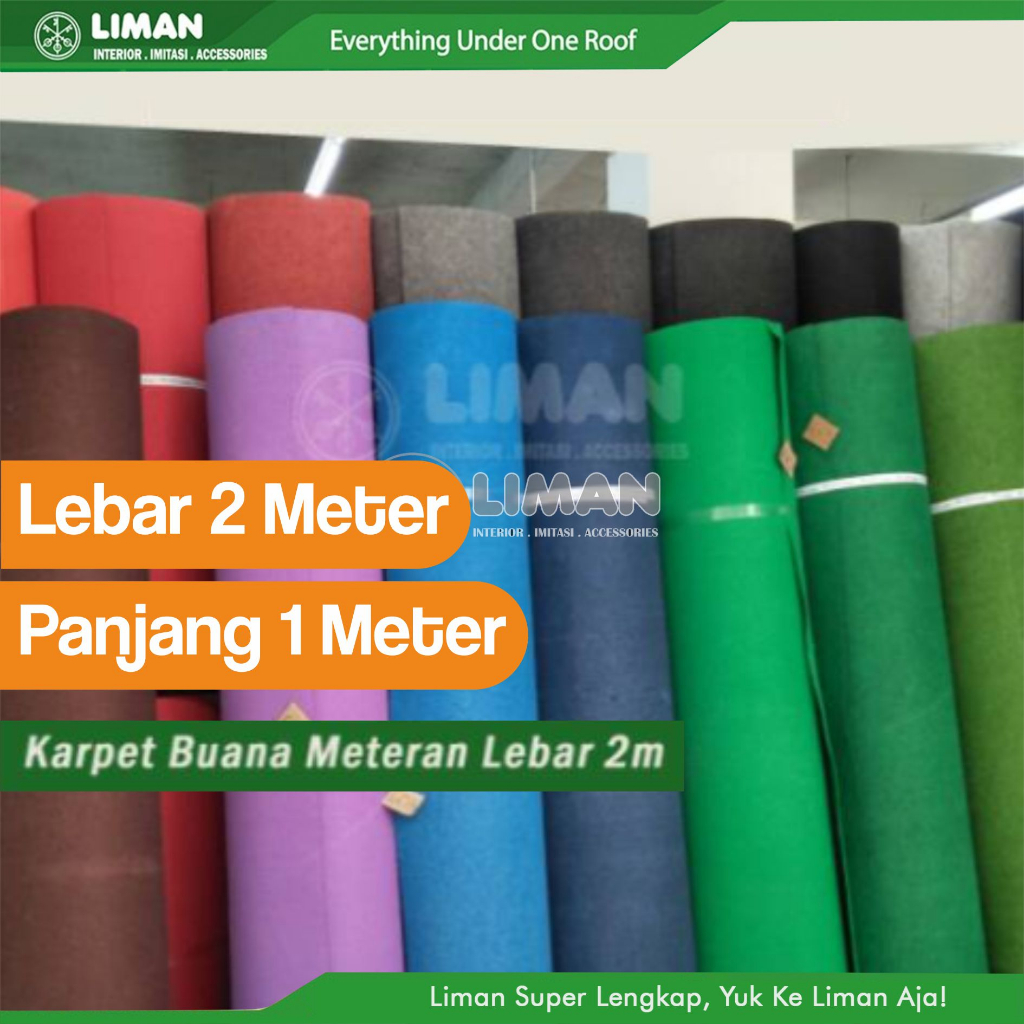 KARPET LANTAI /KARPET BUANA/ KARPET PANGGUNG METERAN