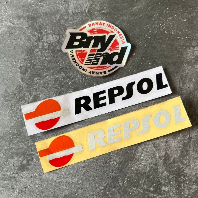 Sticker Stiker REPSOL cutting