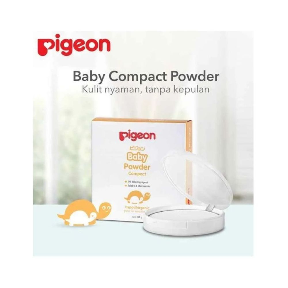 pigeon baby compack powder 45g bedak bayi padat