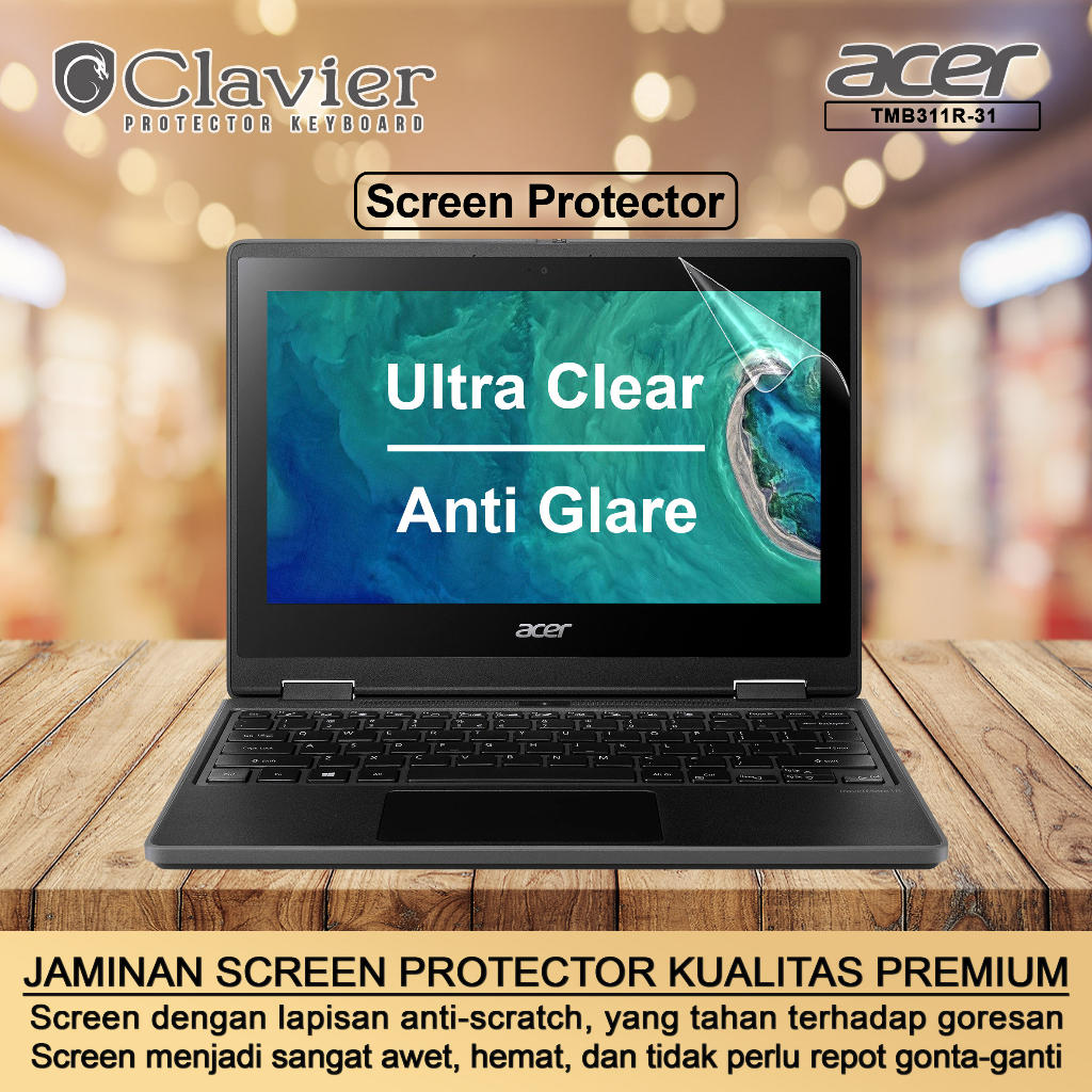 Cover Keyboard Screen Protector Garskin Laptop Anti Gores Acer TravelMate Spin B3 B311 TMB311R-31-C3