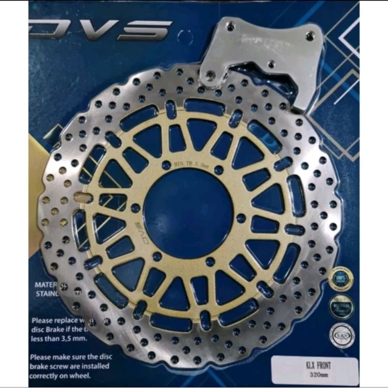 disk piringan cakram depan klx 150 supermoto plus breket pnp