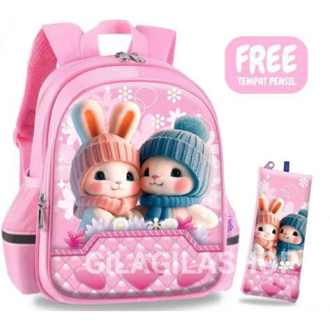 BPT TAS RANSEL ANAK PEREMPUAN tas sekolah anak perempuan tas ransel sekolah sd tas sekolah gambar lucu tas sekolah tas backpack free botol kaca