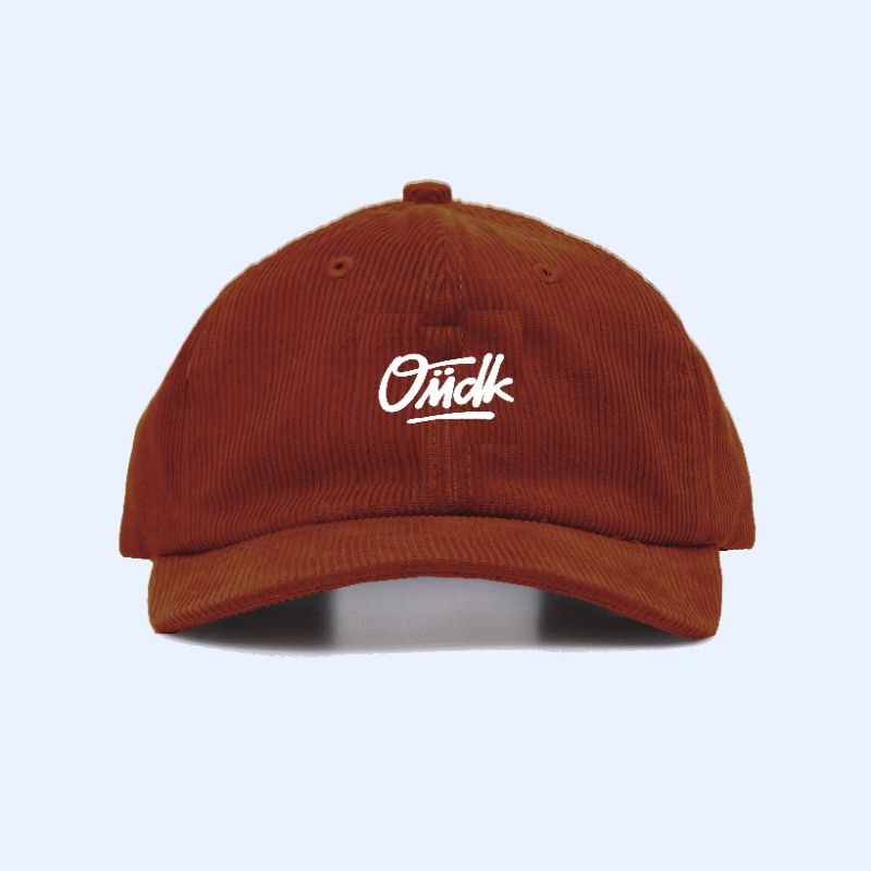 Topi Corduroy Dark Orange Omidoki Topi Distro Pria