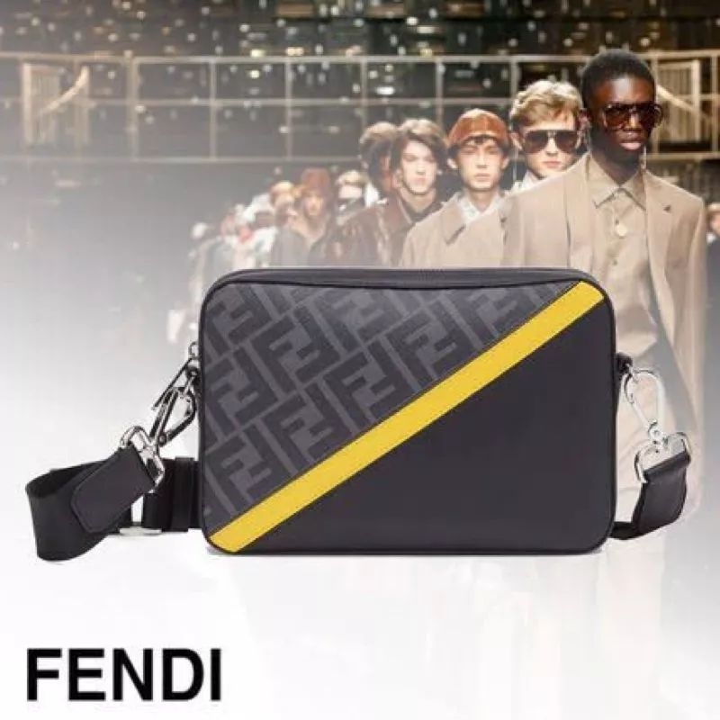 Tas Fendi Camera Bag 2in1 Handbag &amp; Tas Selempang Unisex Import