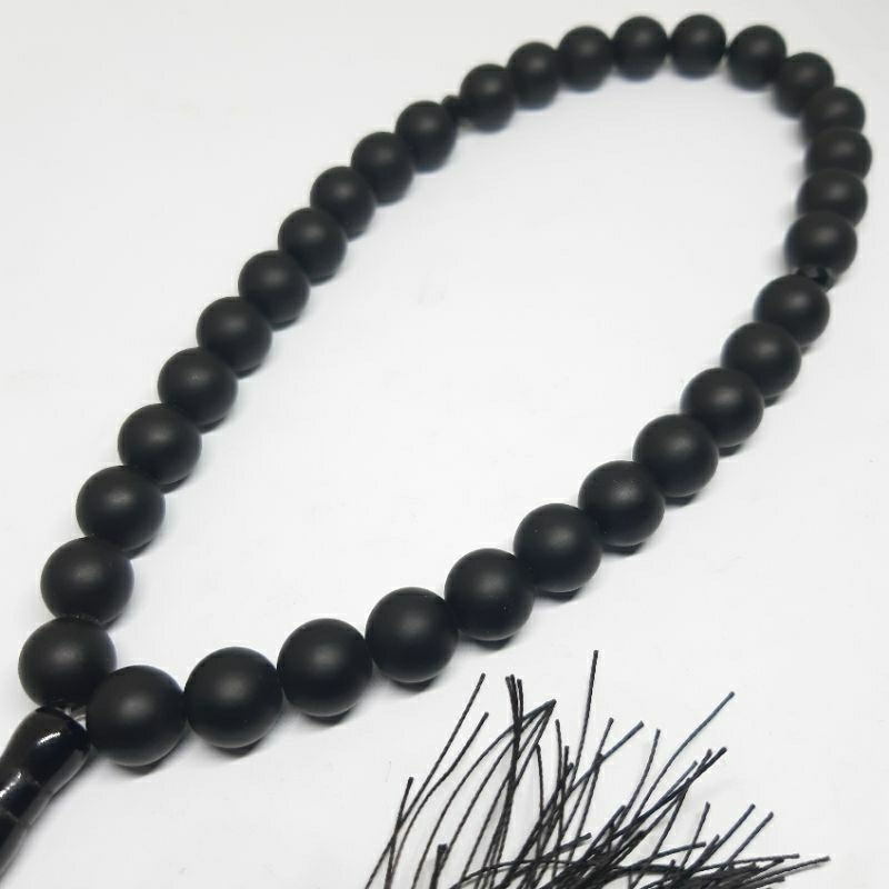 Tasbih Black Onex Dop 10mm 33Butir original