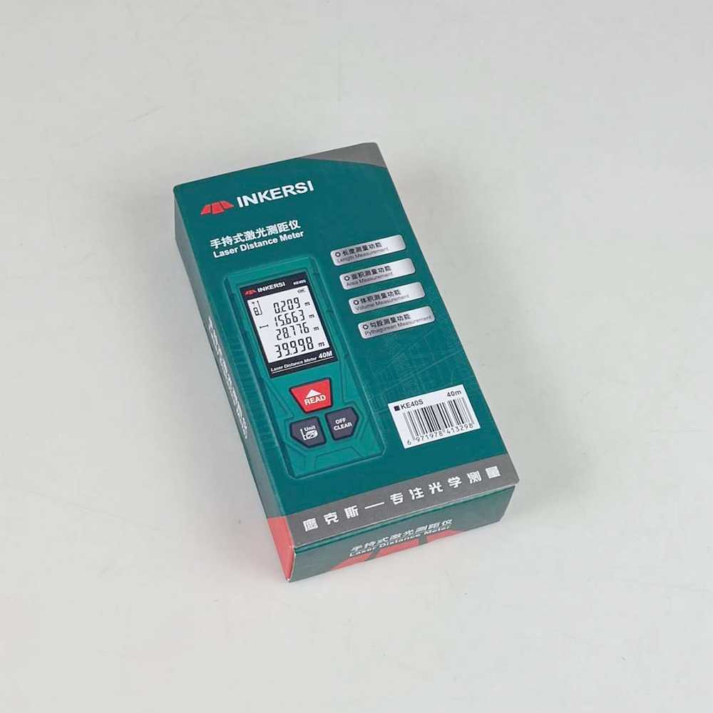 INKERSI Meteran Laser Digital Electronic Accuracy Ruler Infrared 40M - KE40S