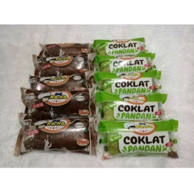 

Roti Nana Coklat Pandan dan Coklat Susu