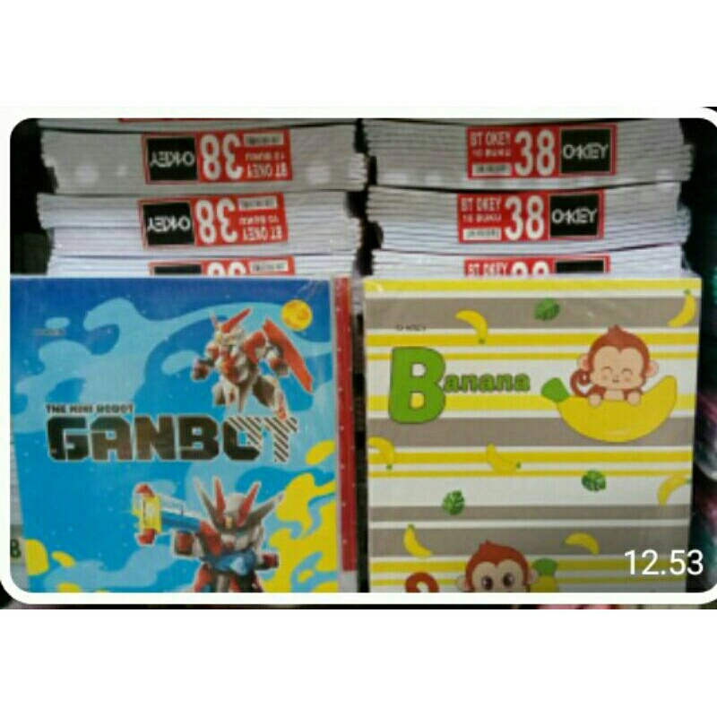

Buku tulis okey 38 lembar 10 pak