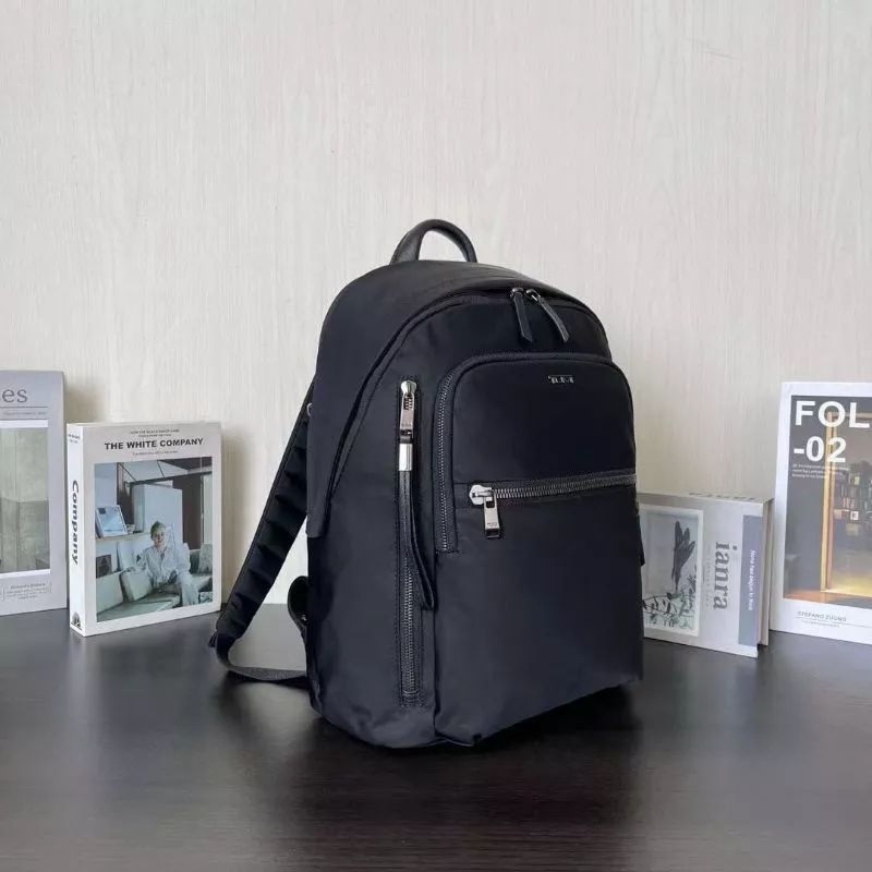 Tas Ransel Tumi Halsey Voyageur Black Backpack Nylon Import