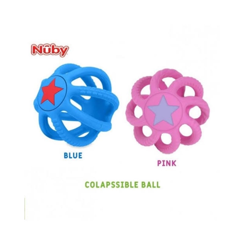 Nuby Silicone Collapsible / Teether Bayi