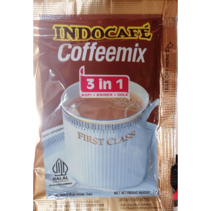 

kopi indocafe coffee mix renceng isi 10 sachet