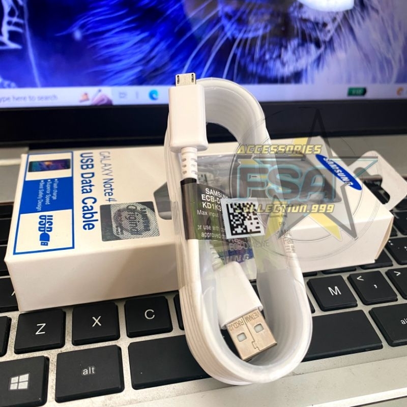 Original Kabel Data SMG Micro Usb Fast Charge A01 A02 A03 Core A10 A10S S6 S7 A6 A6+ J2 J3 J4 J5 J6 J7 Note 4