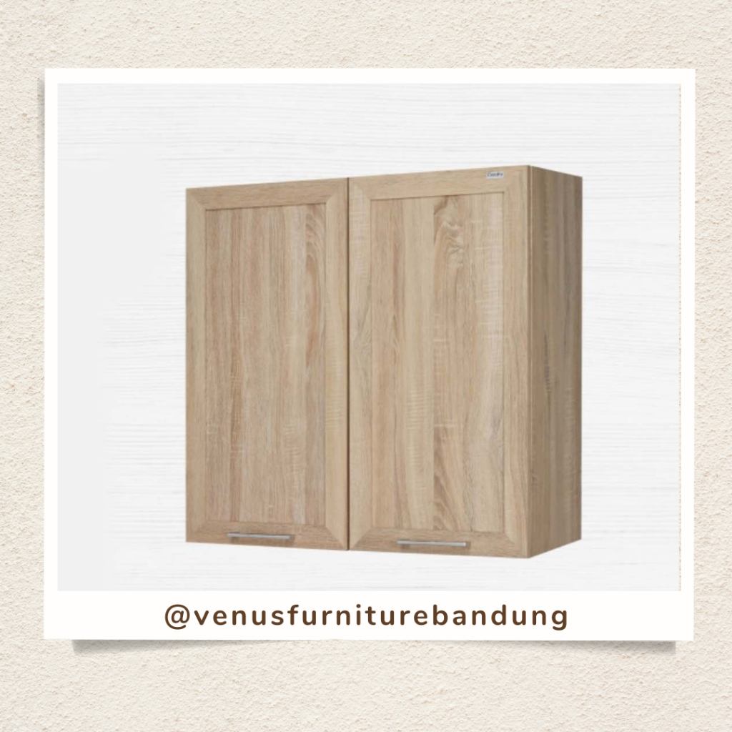 Kitchen Set atas 2 pintu coklat muda minimalis coklat muda vr BANDUNG