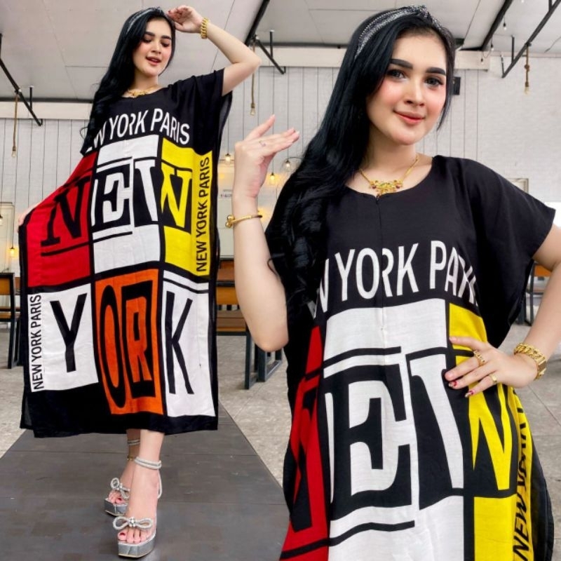 daster lowo jumbo newyork hitam murah adem busui grosir pekalongan