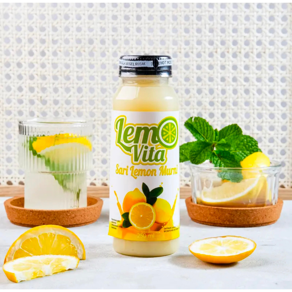 

LEMOVITA Fresh 250ML, JUS MURNI 100% TANPA PENGAWET LEMOVITA