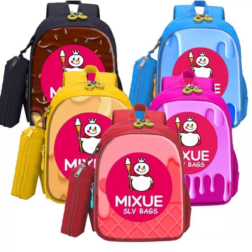 Tas Sekolah MIXUE Tas Ransel Anak Sekolah PAUD TK SD LAKI 2in1 PREMIUM VIRAL terbaru 2023 Tas Mixue Anak Perempuan