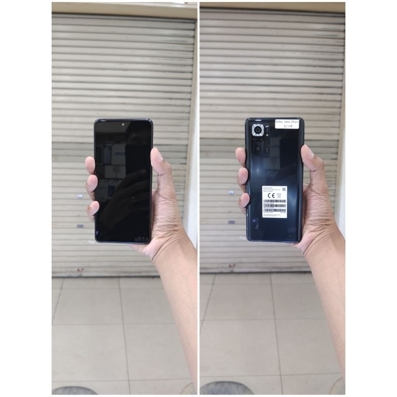 Xiaomi Redmi Note 10 Pro Ram 8/128Gb Second Fullset Original