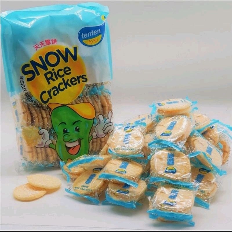 

Tenten rice crackers snow 360gr crackers biskuit beras