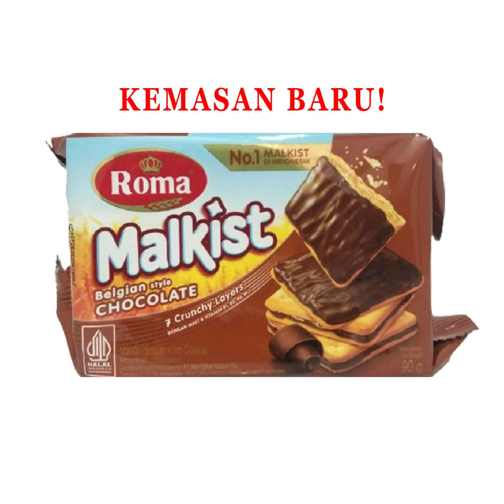 ROMA MALKIST COKELAT 90g / BISKUIT