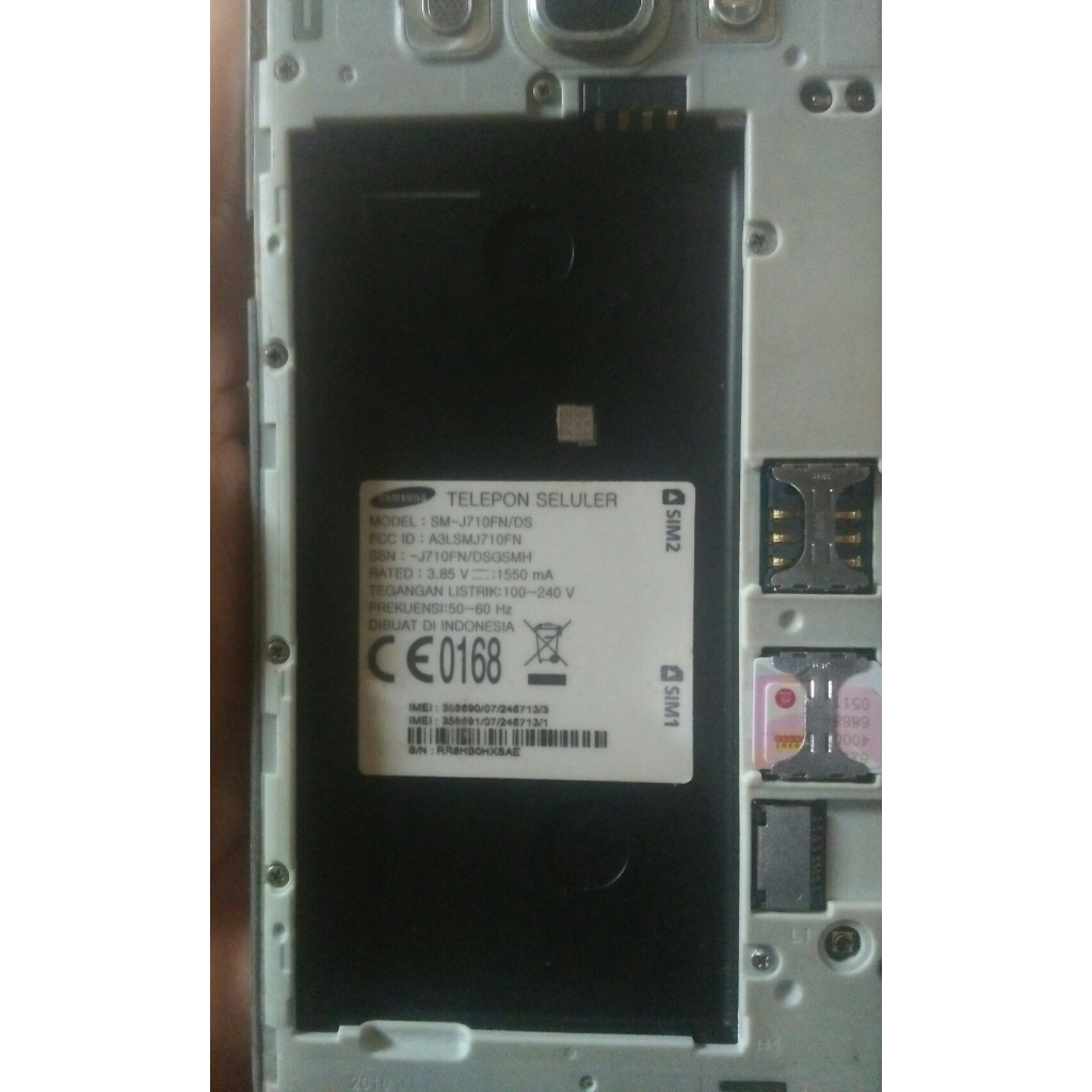 Mesin samsung j72016 ( j710fn)