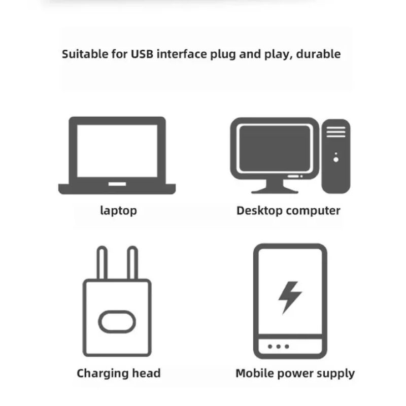 Lampu Kecil Tidur Led Usb Night Lamp Mini LED Belajar Lampu Baca Malam