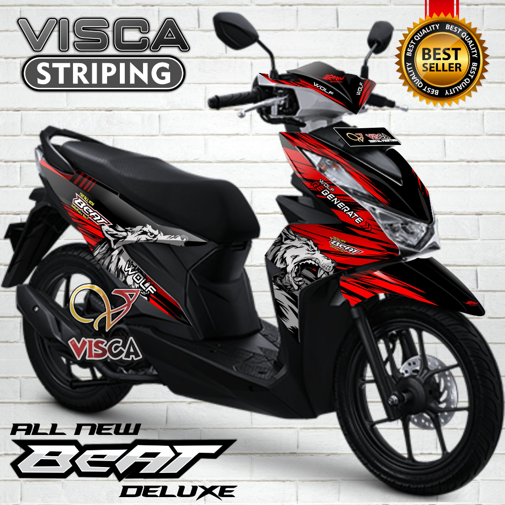 Decal Beat Deluxe 2020 2021 2022 Full Body - Stiker Motor Beat 2020 - Dekal Beat 2021 - Striping Bea