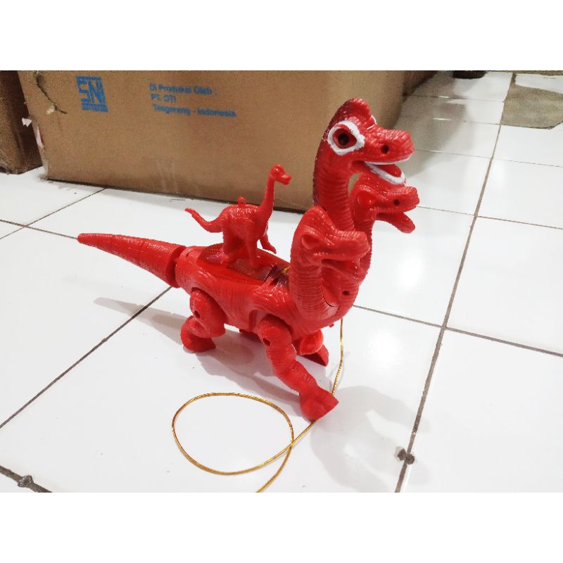 Mainan Anak Laki laki Dinosaurus Baterai Berjalan - Mainan Dinosaurus